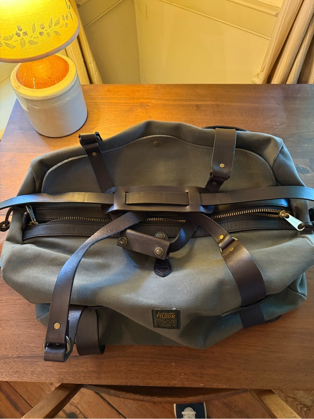 Filson Rugged Twill Duffel Bag - Medium - Great shape. Very little use. - Picture 10 of 10